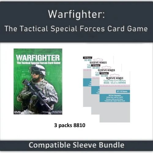 Warfighter Compatible Card Sleeve Bundle (SKS-8810 X 3)